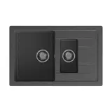 Кухонная мойка Granfest Quadro 775KL (765*495) Графит