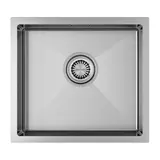 Кухонная мойка Paulmark Aller 44 UNI (440*440) Брашированная сталь BS(PM904444-BS)