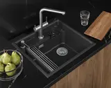 Кухонная мойка Granula KS-5807RU (580*520) Черный