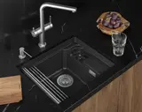 Кухонная мойка Granula KS-5505RU (550*450) Черный