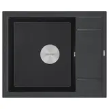 Кухонная мойка Paulmark Flugen 50-600 (600*500) Черный гранит BL