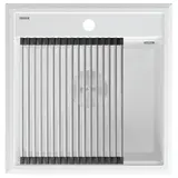 Кухонная мойка Paulmark Stepia 50 (500*510) Белый матовый 431/WH