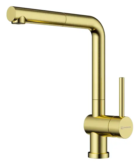 Смеситель Omoikiri Akashi-S-LG (4994263) Светлое золото