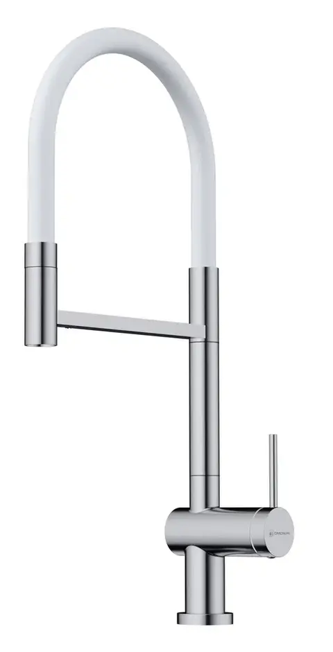 Смеситель Omoikiri Kanto-2 Plus-SB C-WH (4994400) Хром/Белый
