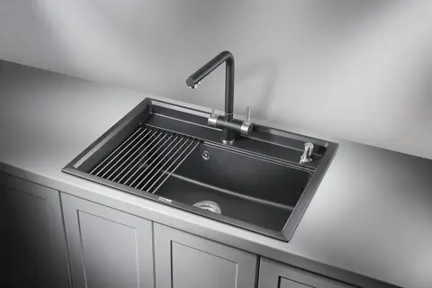 Кухонная мойка Granula KS-7301 (730*510) Черный