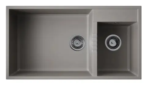 Кухонная мойка Omoikiri Tedori 85-2-U-GR (4993542) Leningrad Grey