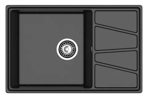 Кухонная мойка Granfest Vertex 780L (780*500) Черный