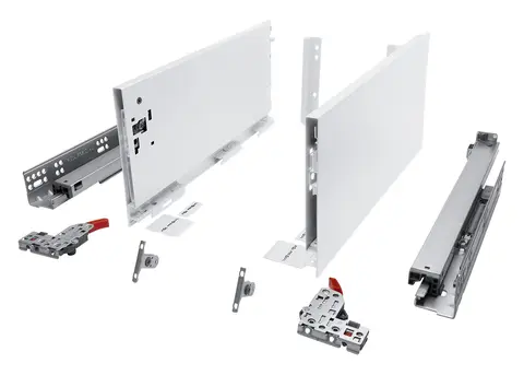Ящик выдвижной Premial Maestro 7D синхрон. с довод. Н178 L-450 мм, белый (033513)