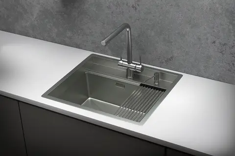 Кухонная мойка Granula KS-6051 (600*510) Сталь Матовая
