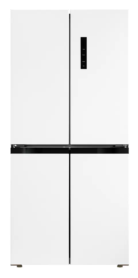Отдельностоящий холодильник LEX LCD450WGID (Белый/Стекло)